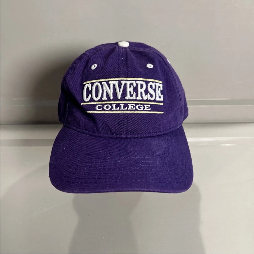 Converse University College Purple Embroidered Hat Adjustable Y2K The Game NCAA